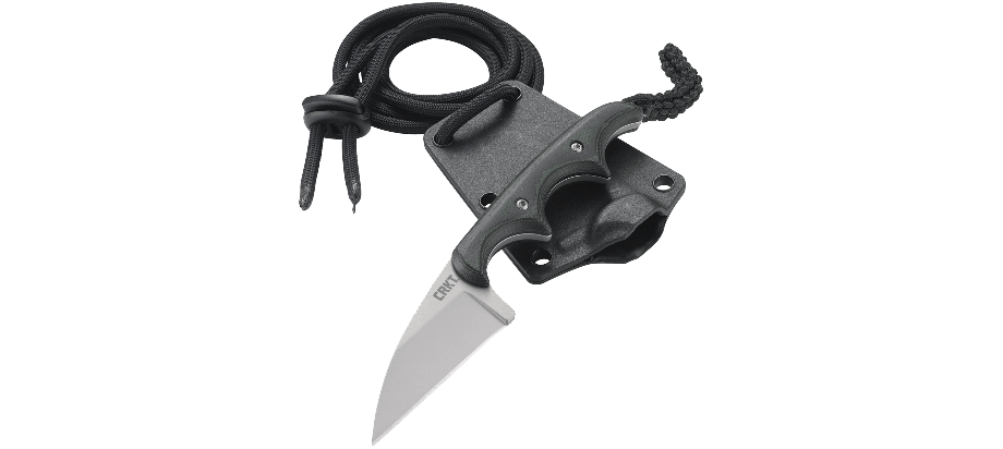 фото Нож с фиксированным клинком crkt minimalist wharncliffe, сталь 5cr15mov, рукоять микарта