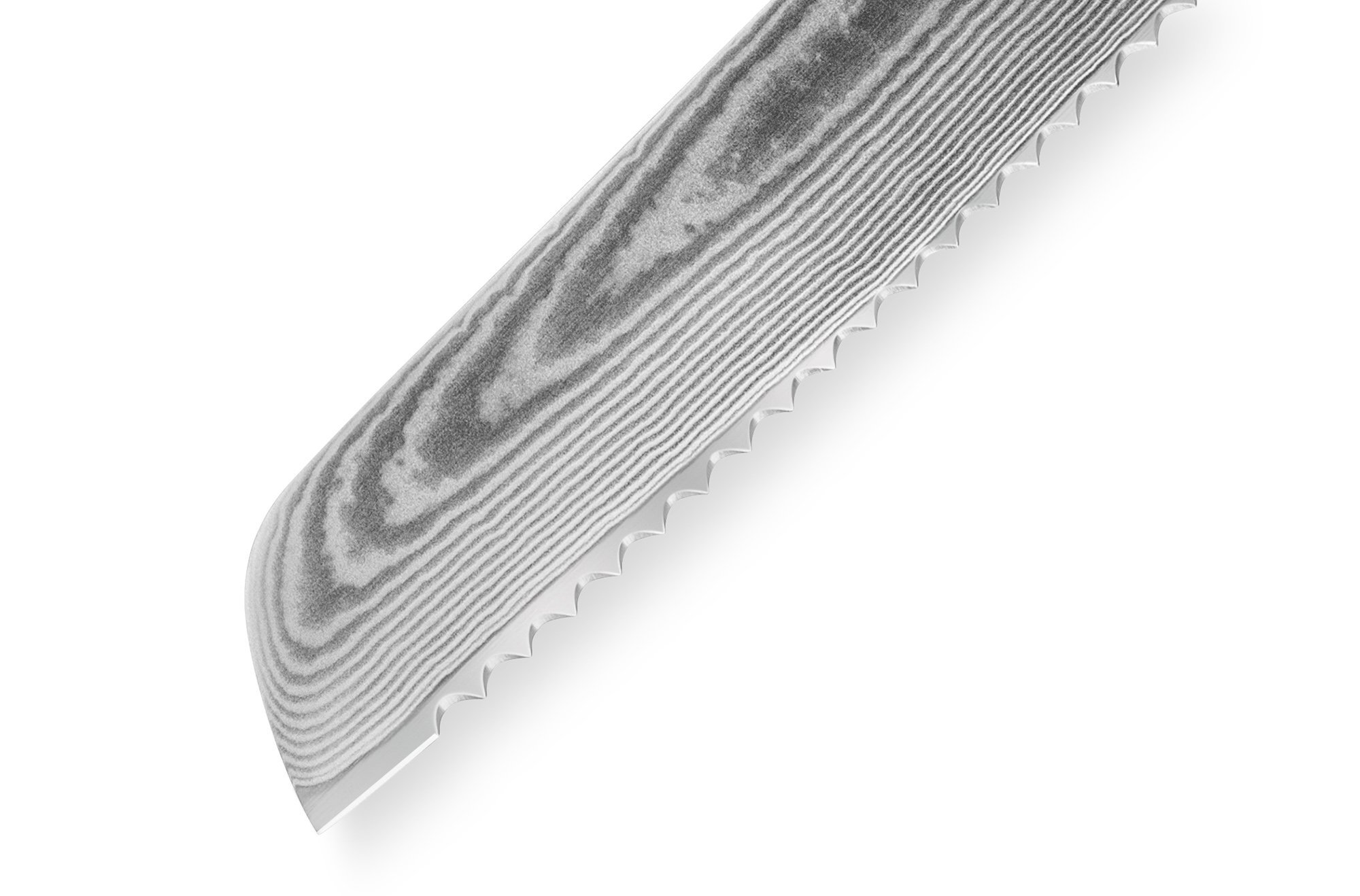 Нож кухонный для хлеба Samura Damascus SD-0055/Y, сталь VG-10/дамаск, рукоять стеклотекстолит от Ножиков