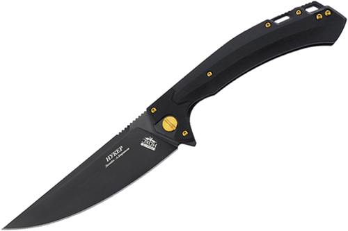 Складной нож Нукер Black, сталь AUS8, рукоять G10