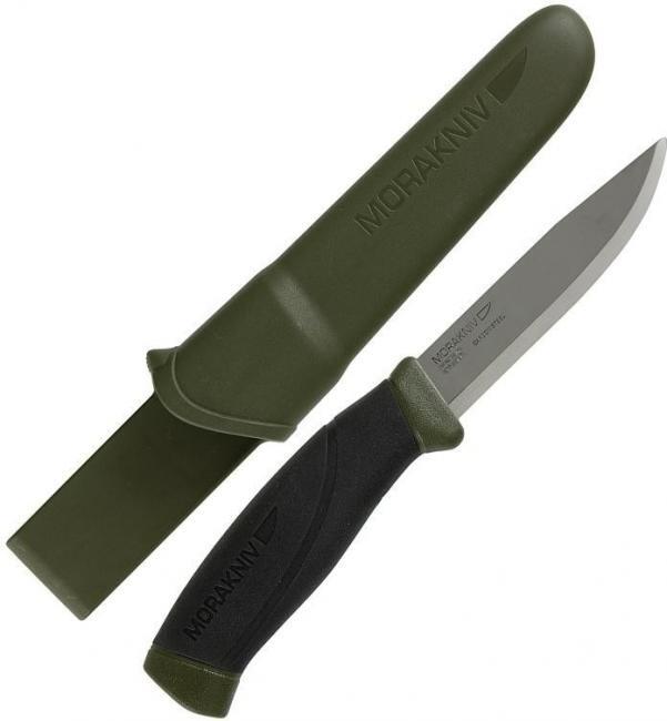 фото Нож morakniv companion mg (s), нержавеющая сталь, цвет хаки