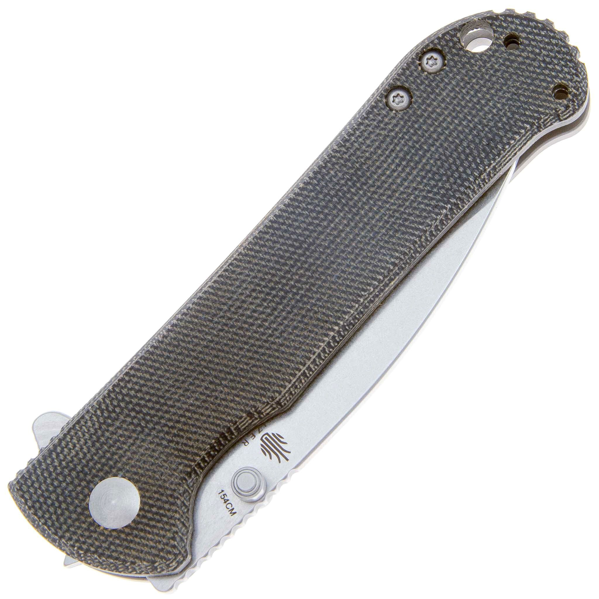 Складной нож Kizer Coniferous, сталь 154CM, рукоять микарта/титан - фото 3