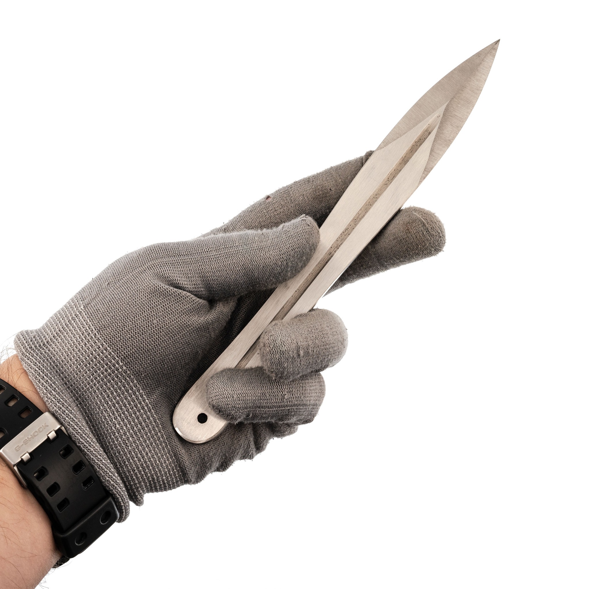 Метательный нож Горец мини, сталь 65Г - фото 4