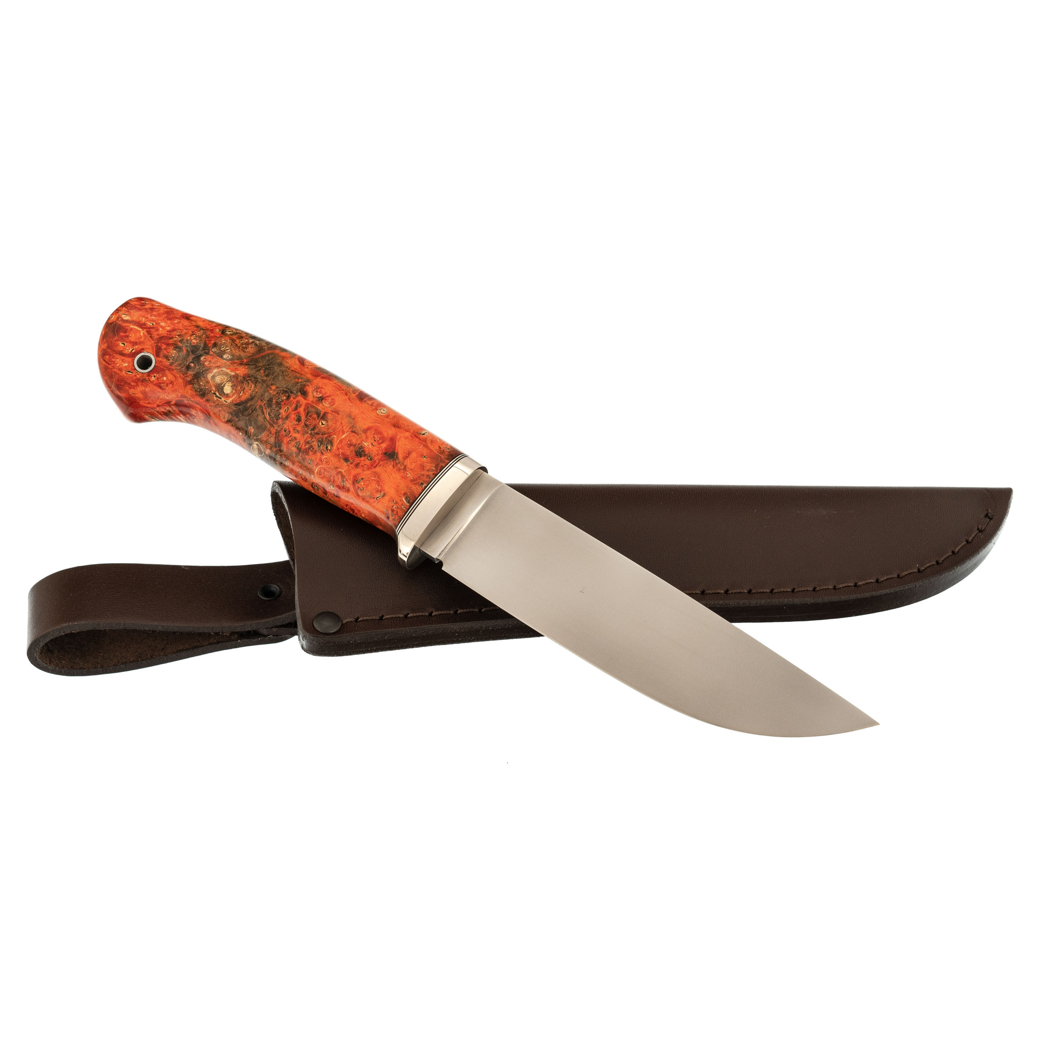 Нож Панцуй, Bohler S110V, карельская береза - фото 4