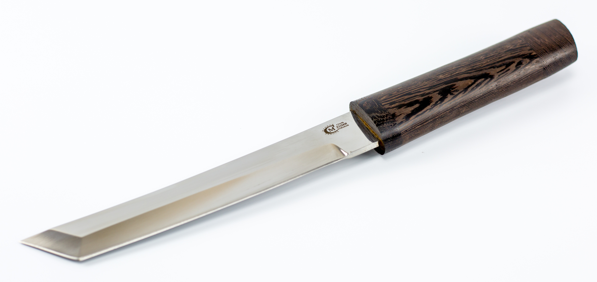 Нож Танто из Х12МФ, рукоять и ножны граб - фото 2