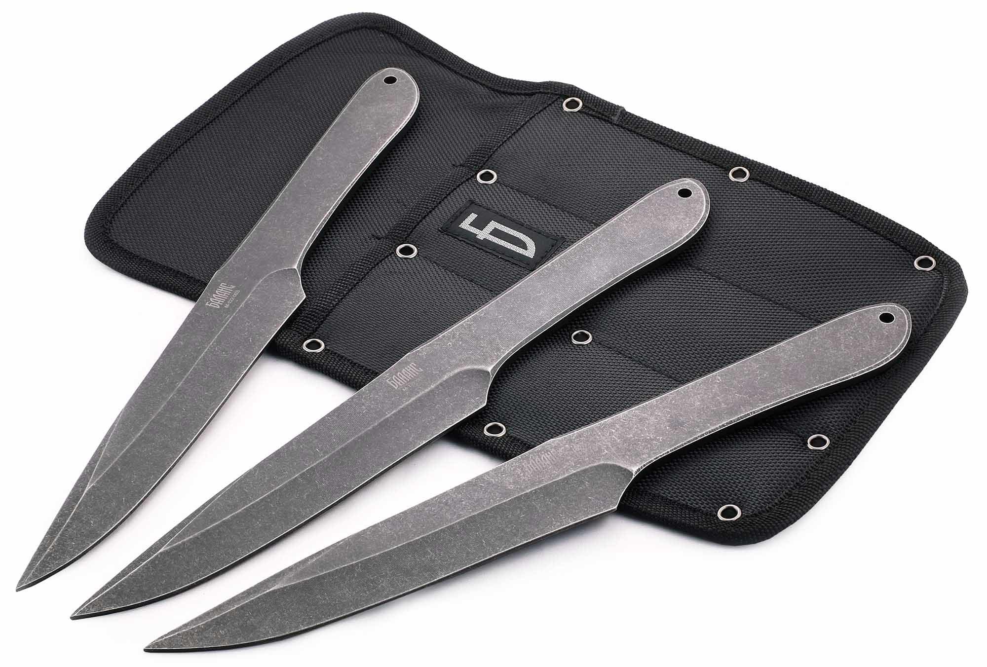 Набор из 3 метательных ножей, M-122-0BS от Ножиков