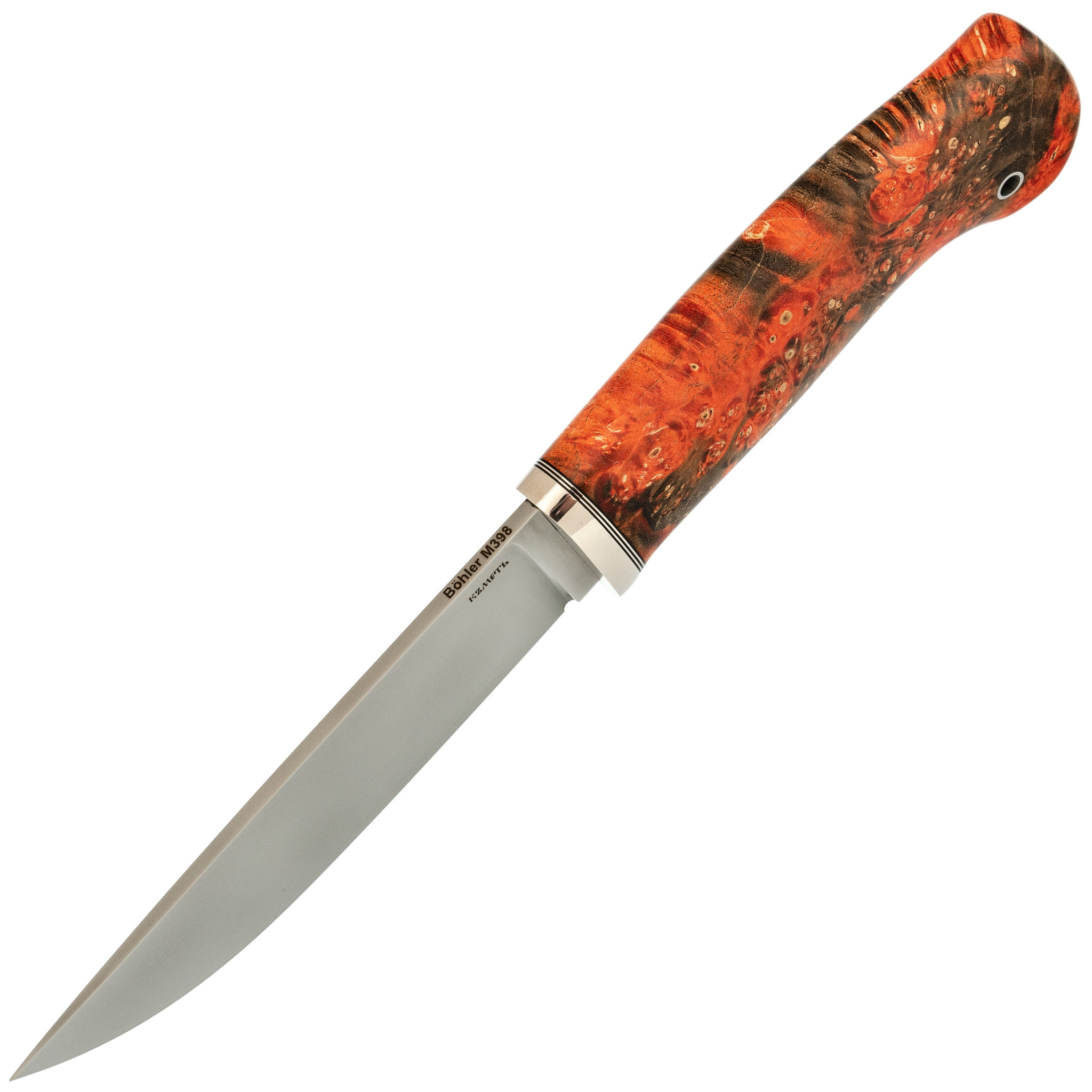 Нож Панцуй, Bohler S110V, карельская береза - фото 2