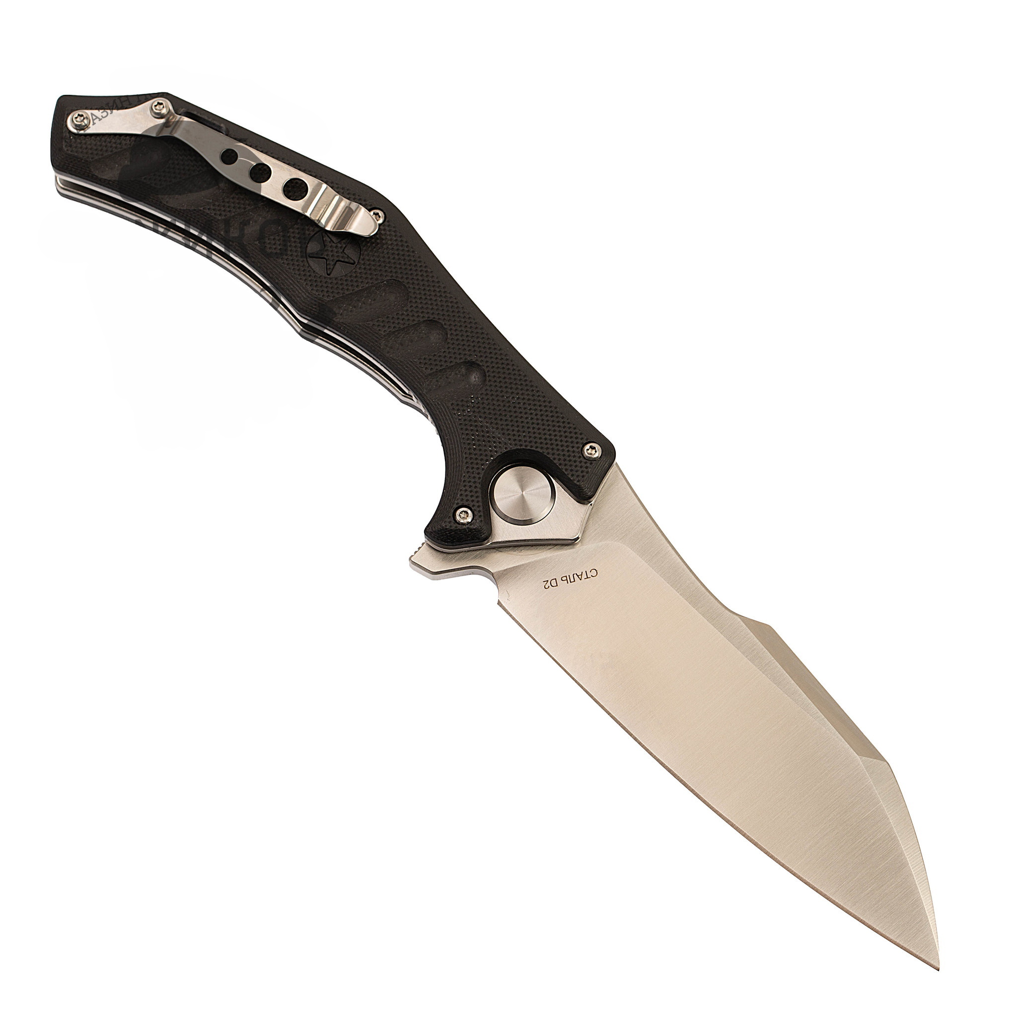 Нож Мангуст-2, сталь D2, рукоять G10 черный - фото 4