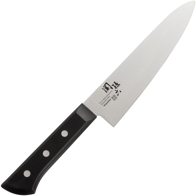 фото Кухонный нож шеф seki magoroku wakatake 180 мм, нержавеющая сталь kai