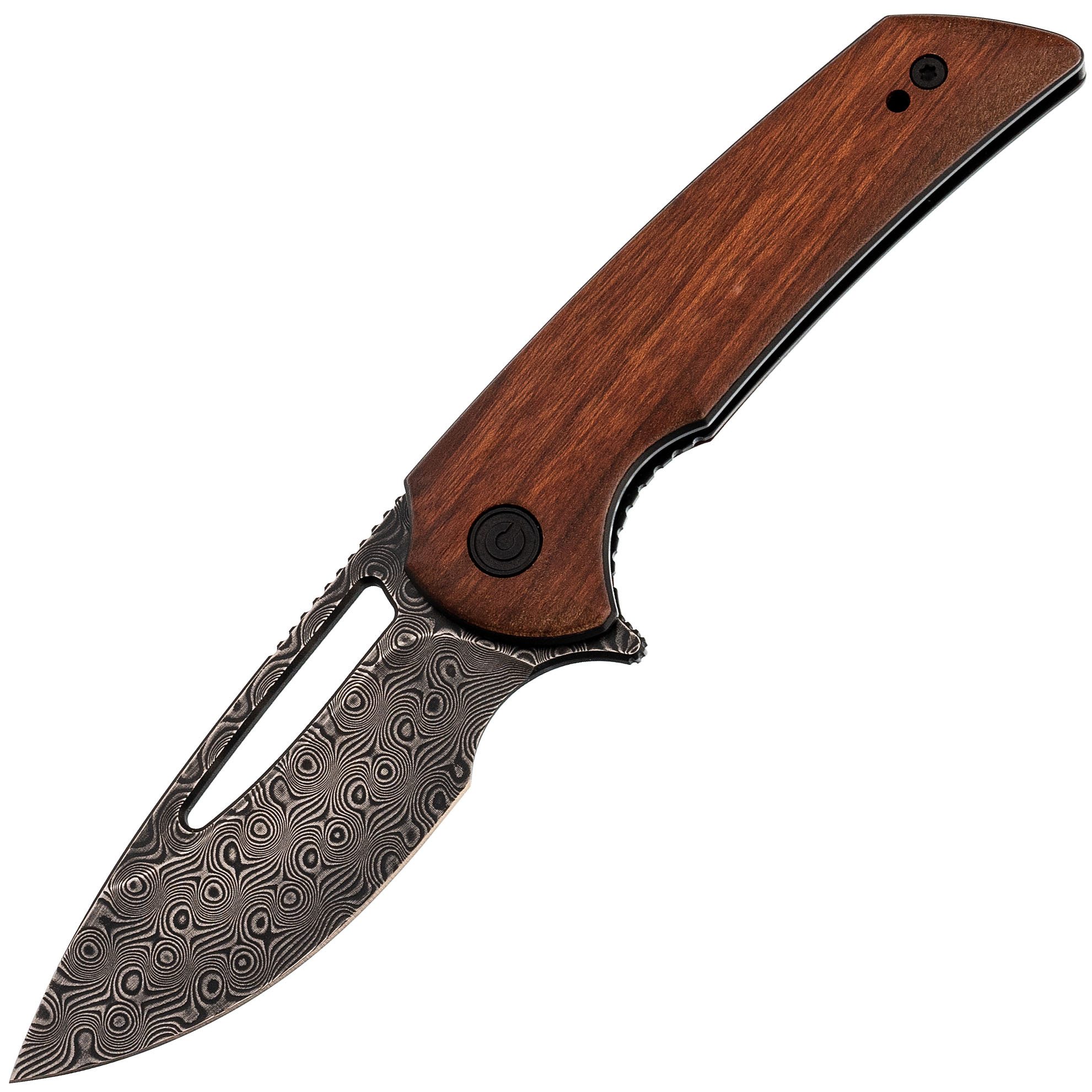 Складной нож Civivi Odium, сталь Damascus, рукоять G10, коричневый складной нож civivi mini sandbar сталь damascus micarta