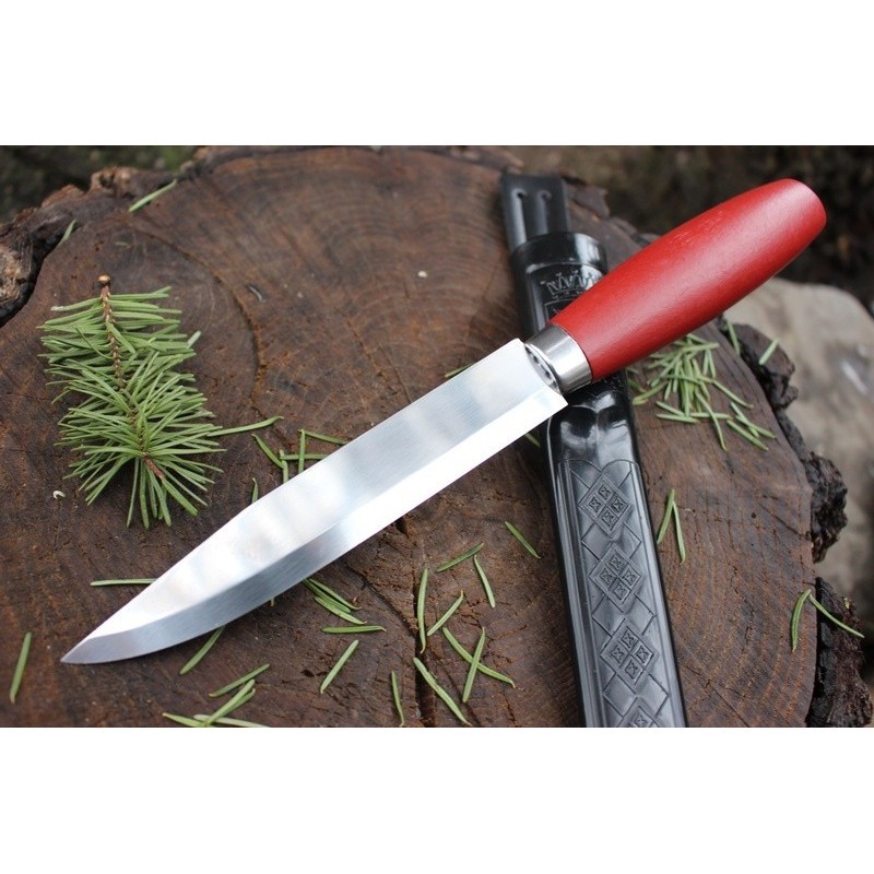 Нож с фиксированным лезвием Morakniv Classic 3, углеродистая сталь, рукоять береза - фото 6