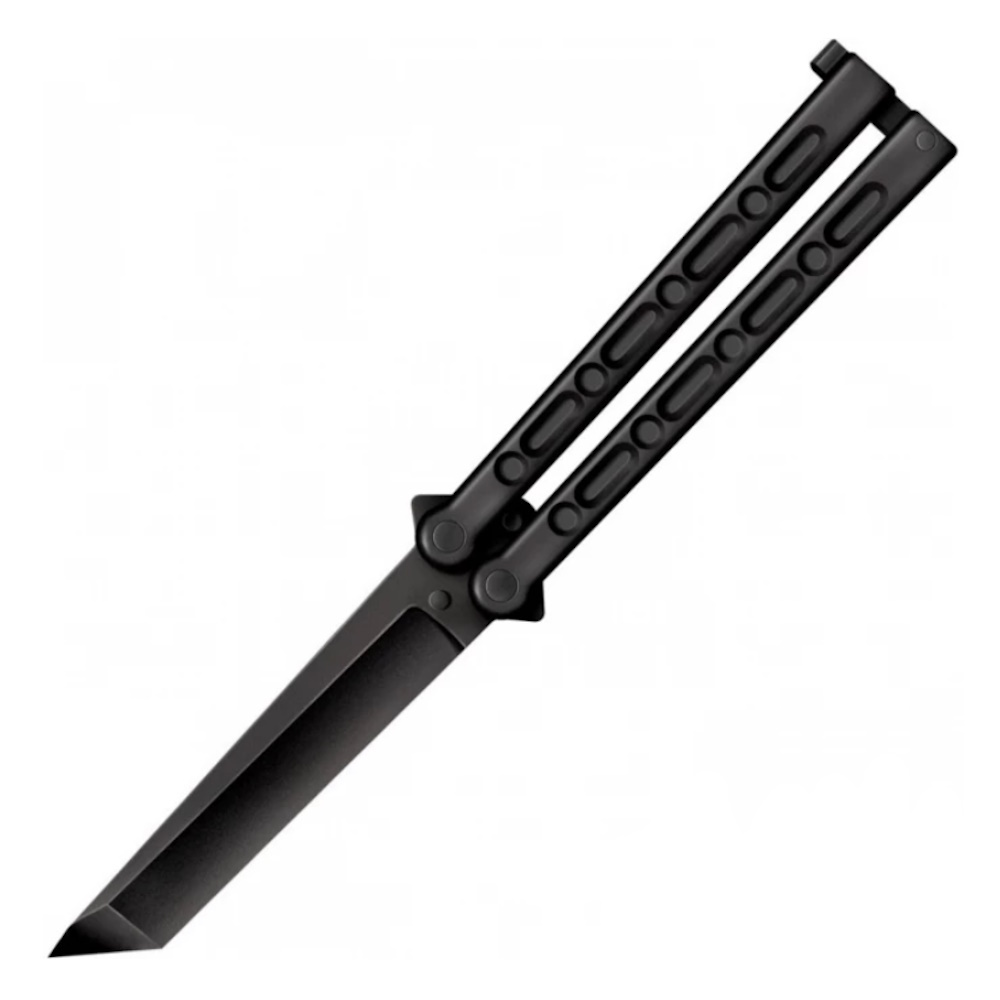 Тренировочный нож-бабочка Cold Steel FGX Balisong Tanto, рукоять Griv Ex™, black