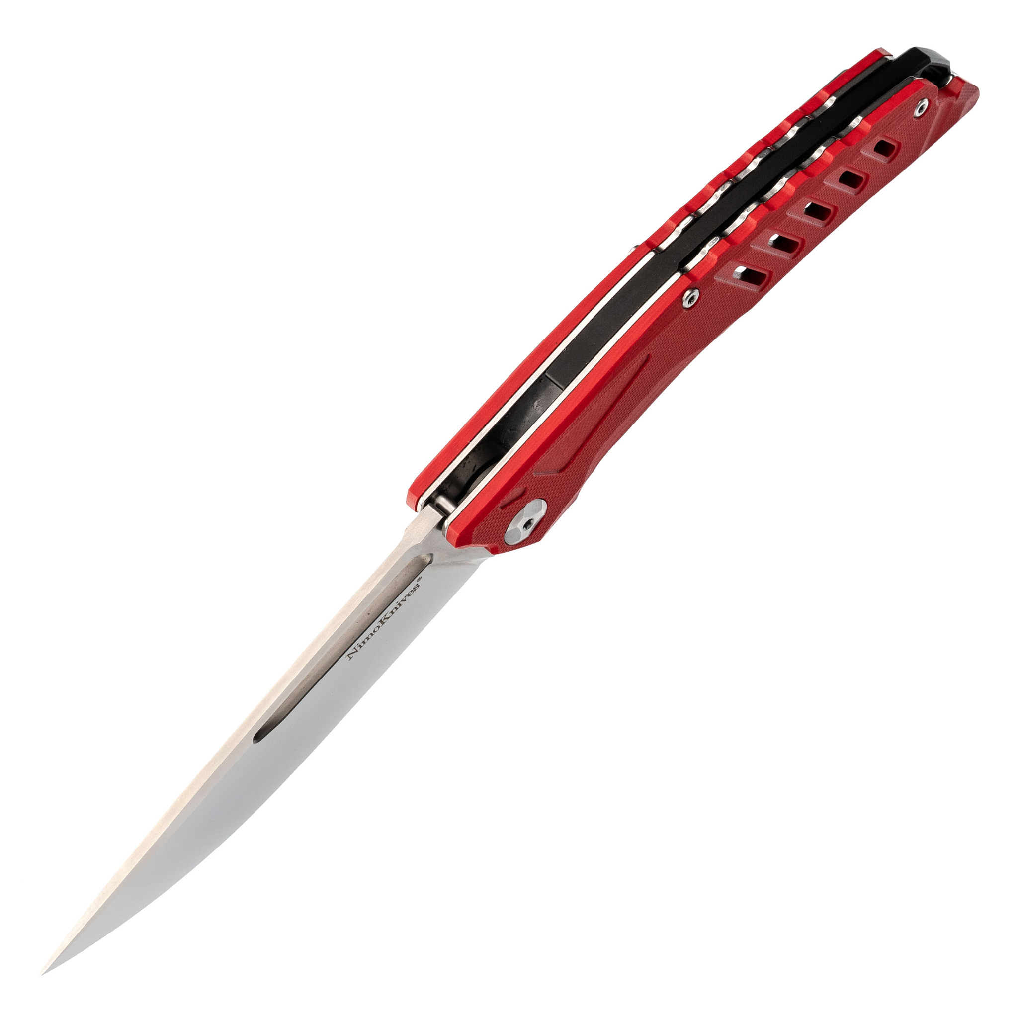 Складной нож Nimo Knives Red, сталь D2, G10 от Ножиков