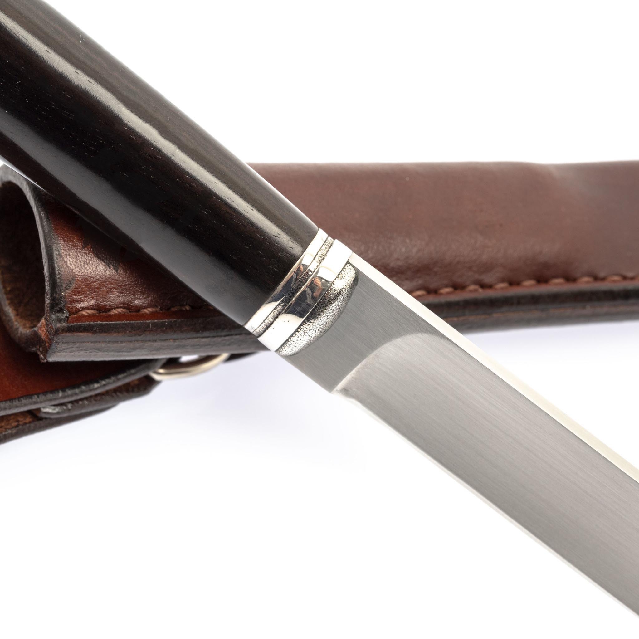 Подарочный нож малый Бурятский, нержавеющая сталь, рукоять палисандр от Ножиков