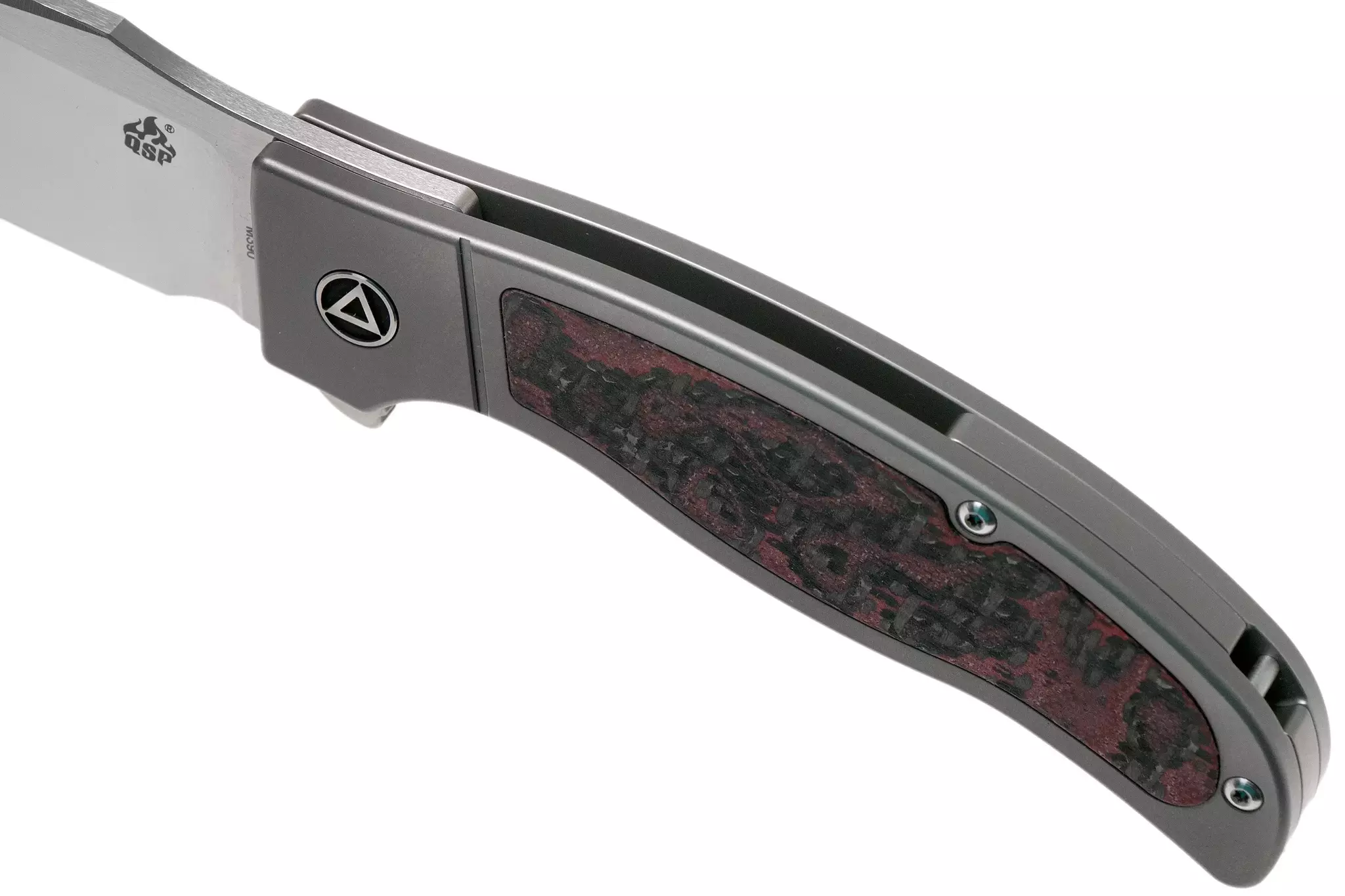 Складной нож QSP Legatus, сталь M390, рукоять титан/карбон - фото 7
