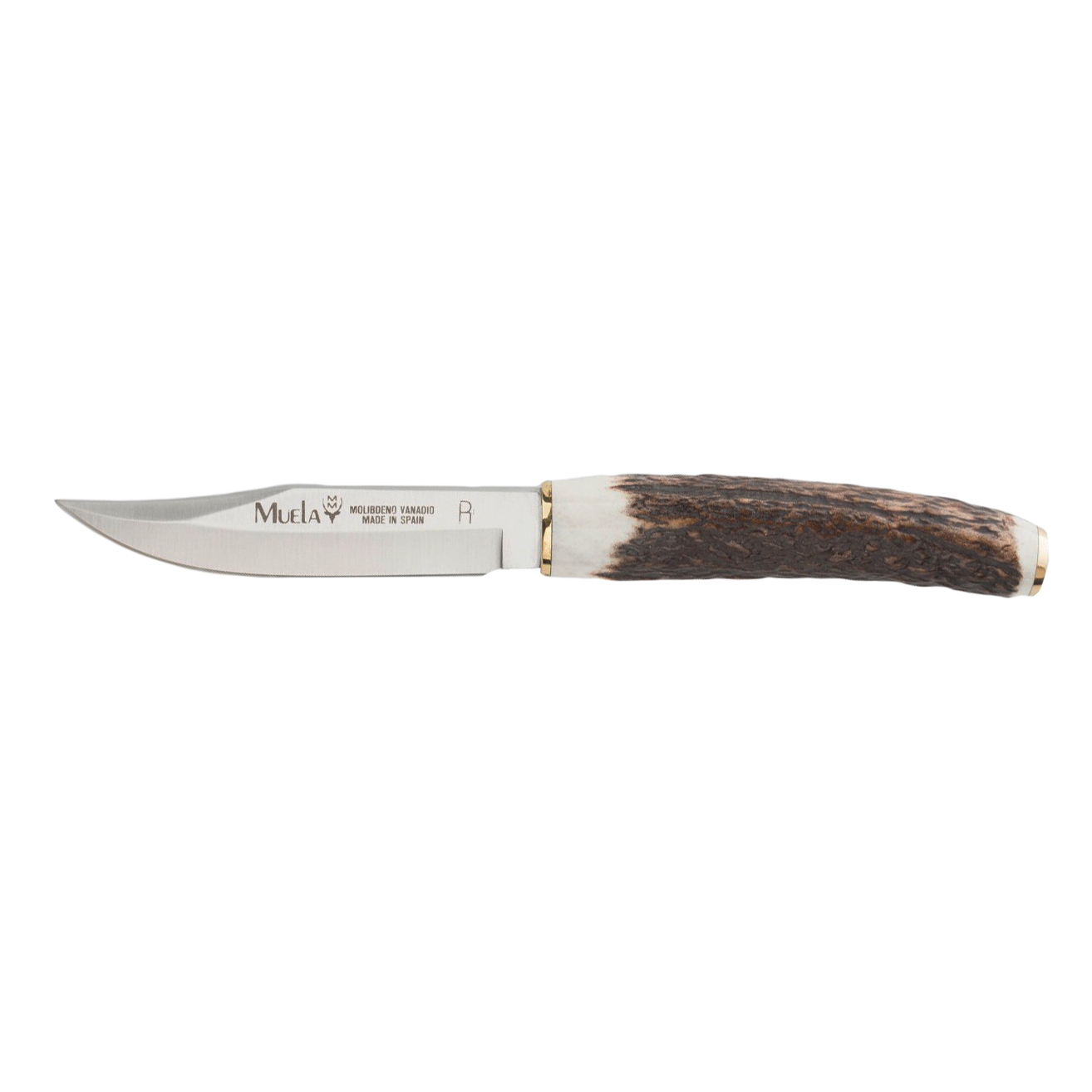 фото Охотничий нож muela, с фиксированным клинком, сталь x50crmov15, рукоять олений рог