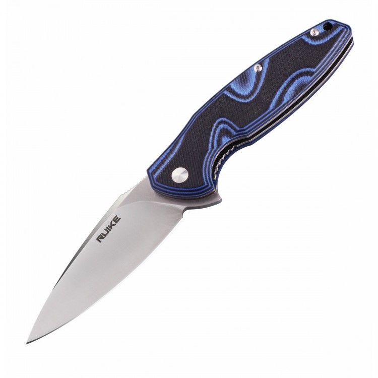 Нож складной Ruike P105-Q, черно-синий