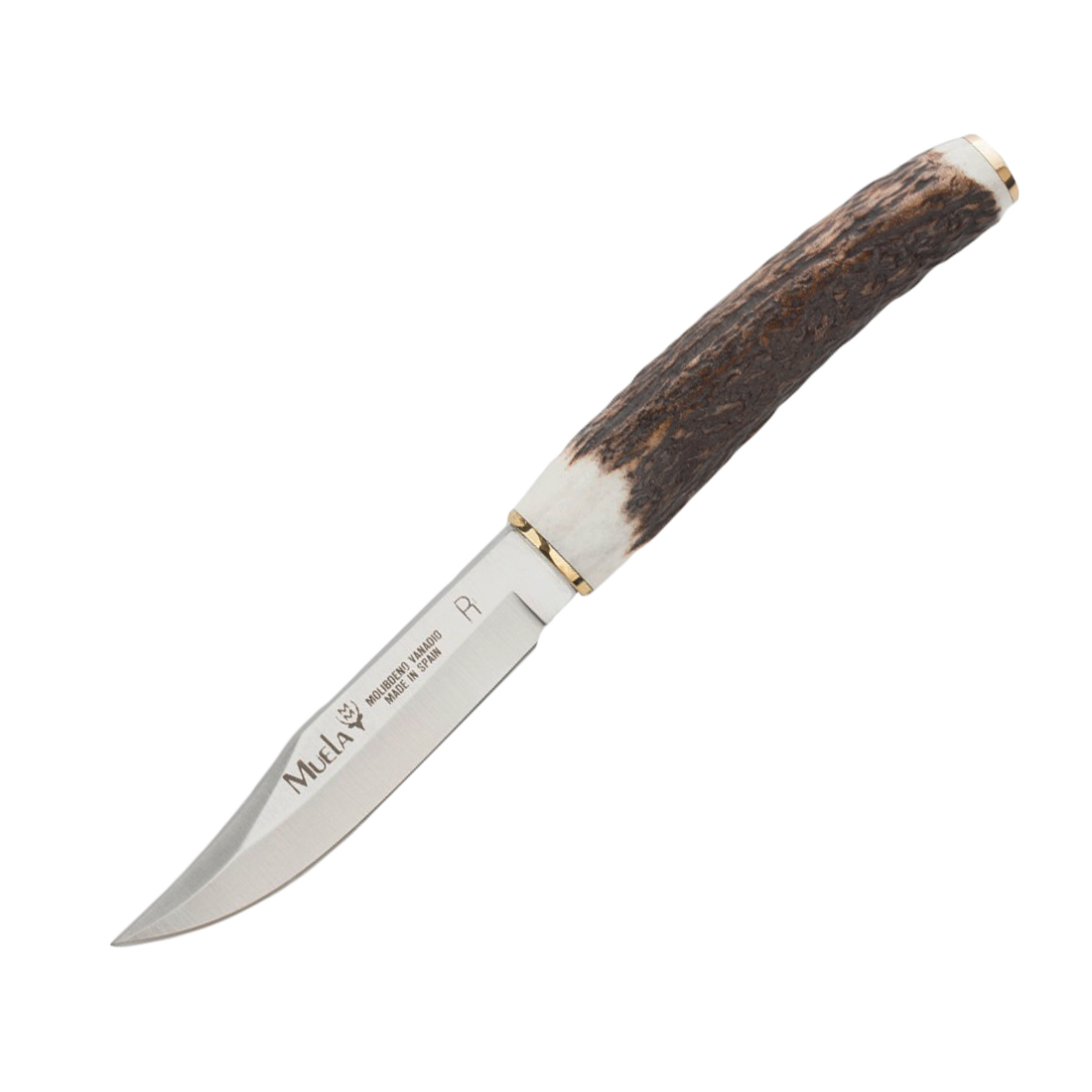 фото Охотничий нож muela, с фиксированным клинком, сталь x50crmov15, рукоять олений рог