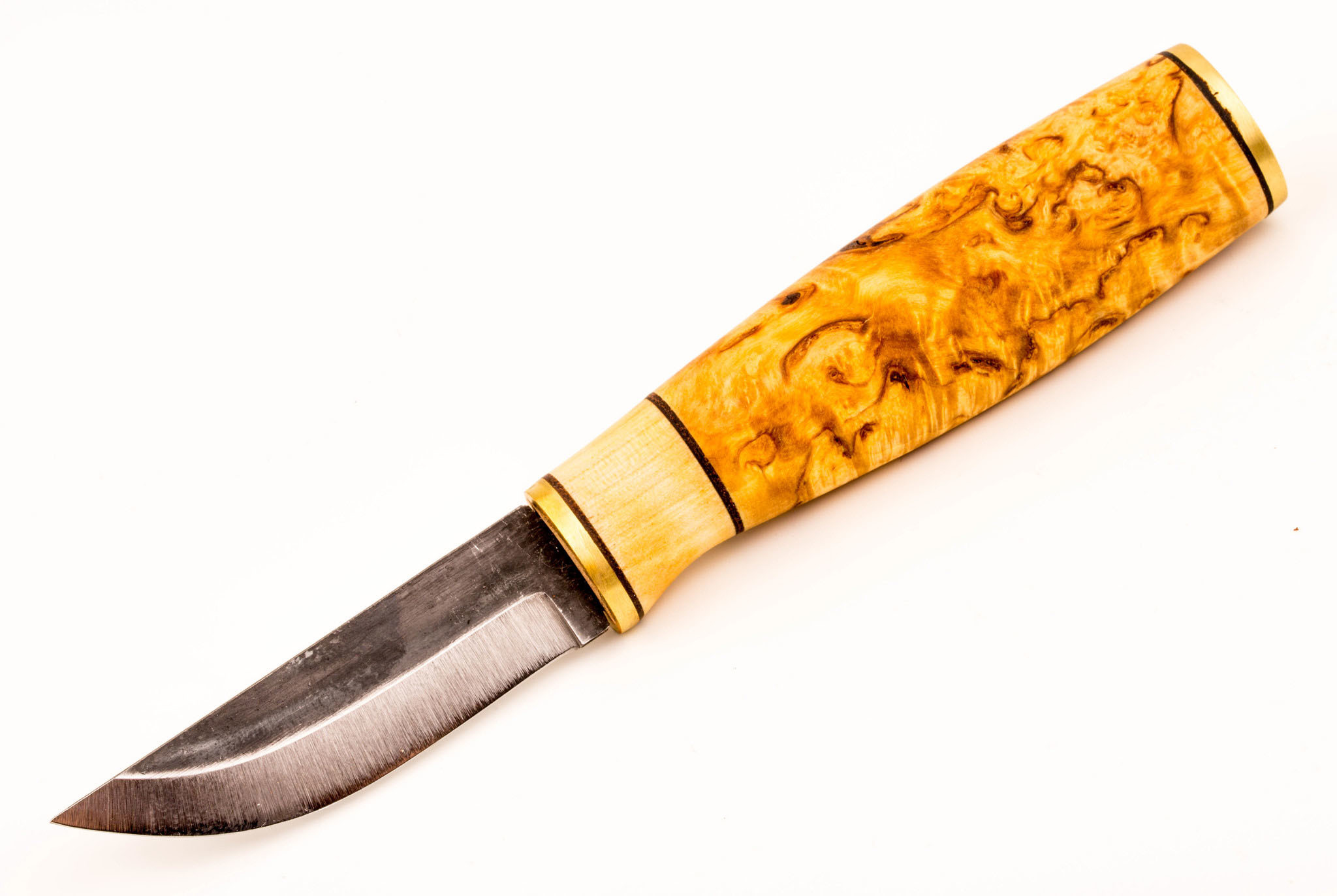 Нож Polar Puukko 77, финская береза, сталь 80CrV2 - фото 1