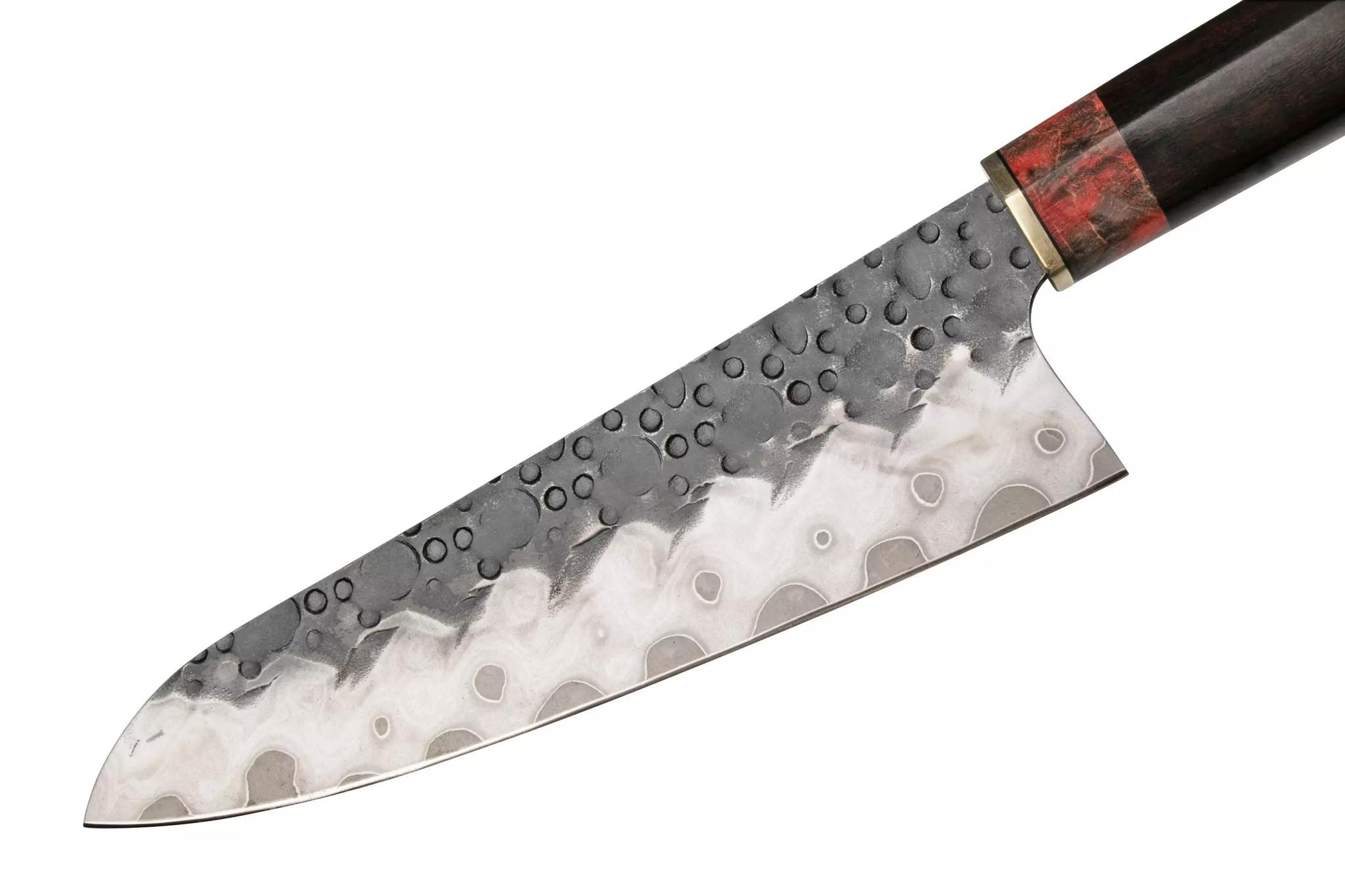 Нож кухонный Xin Cutlery Santoku XC134 184мм, сталь 440C/410, рукоять аризонское железное дерево - фото 4