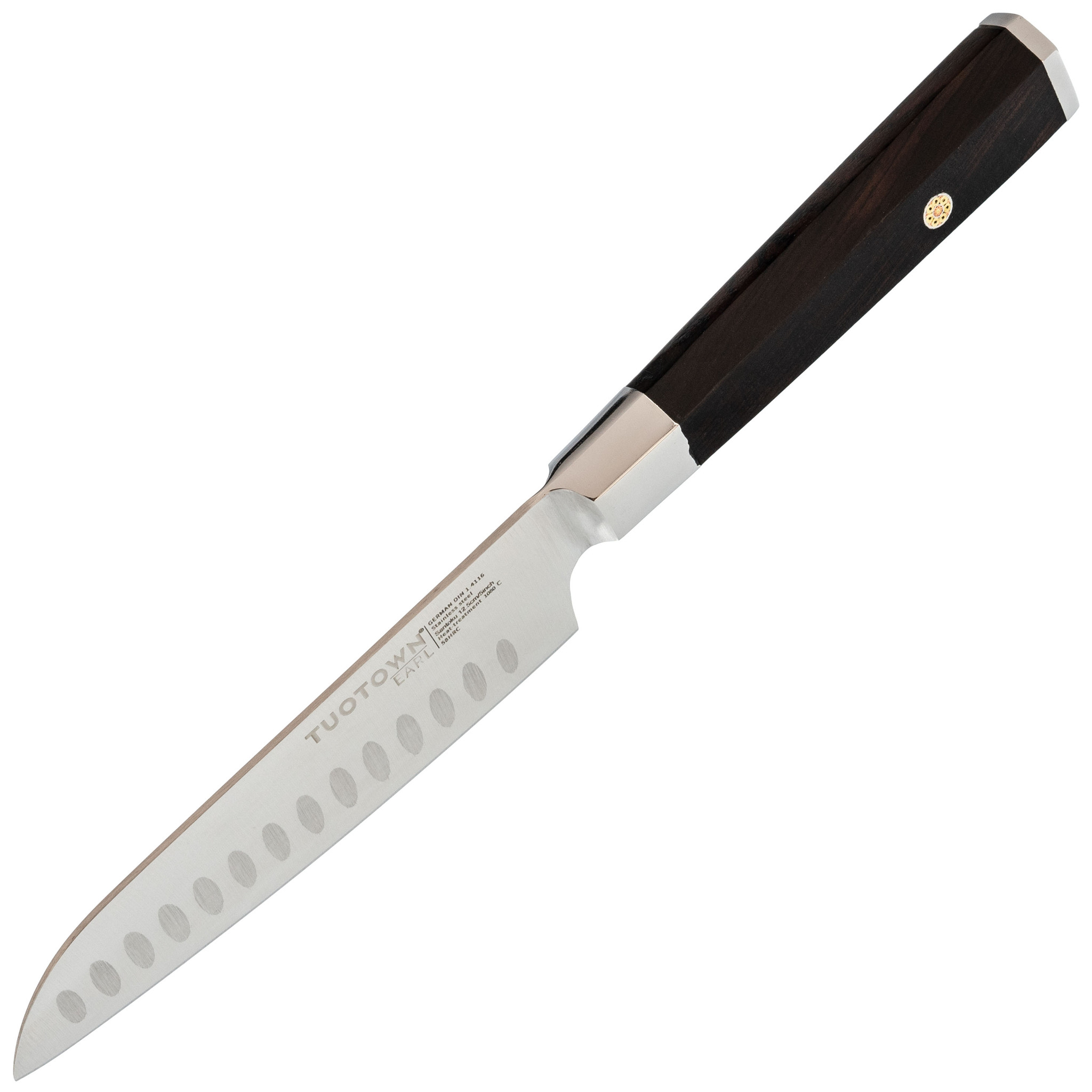 Кухонный нож Сантоку Tuotown, 130 мм - фото 2