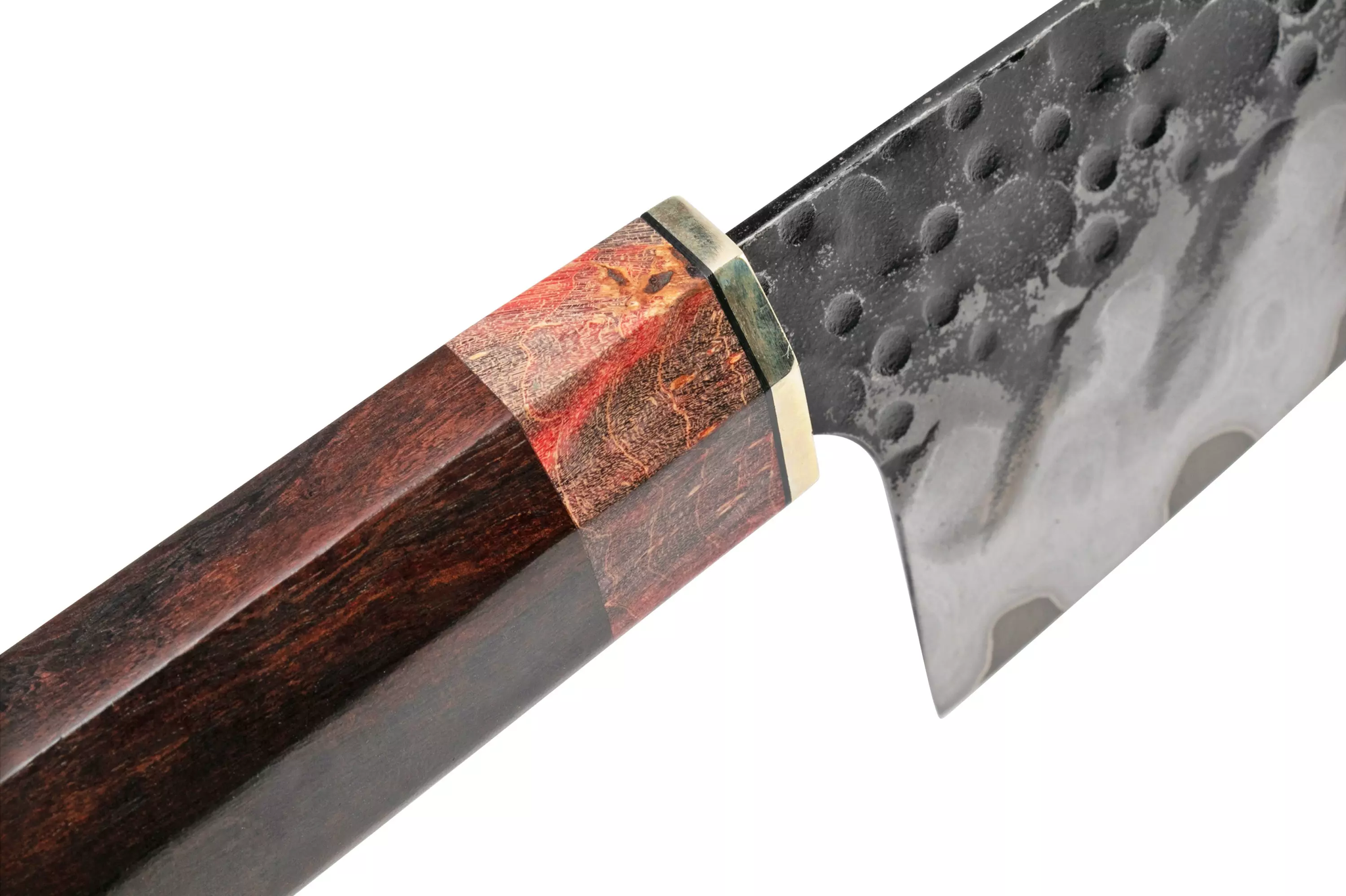Нож кухонный Xin Cutlery Santoku XC134 184мм, сталь 440C/410, рукоять аризонское железное дерево - фото 6
