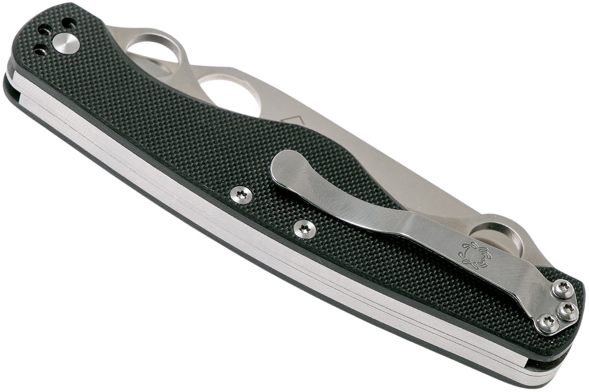 Складной многофункциональный нож ClipiTool™ Rescue™ - Spyderco Multi-Tool 209GS, сталь 8Cr13MoV Satin Serrated, рукоять стеклотекстолит G10, чёрный - фото 9