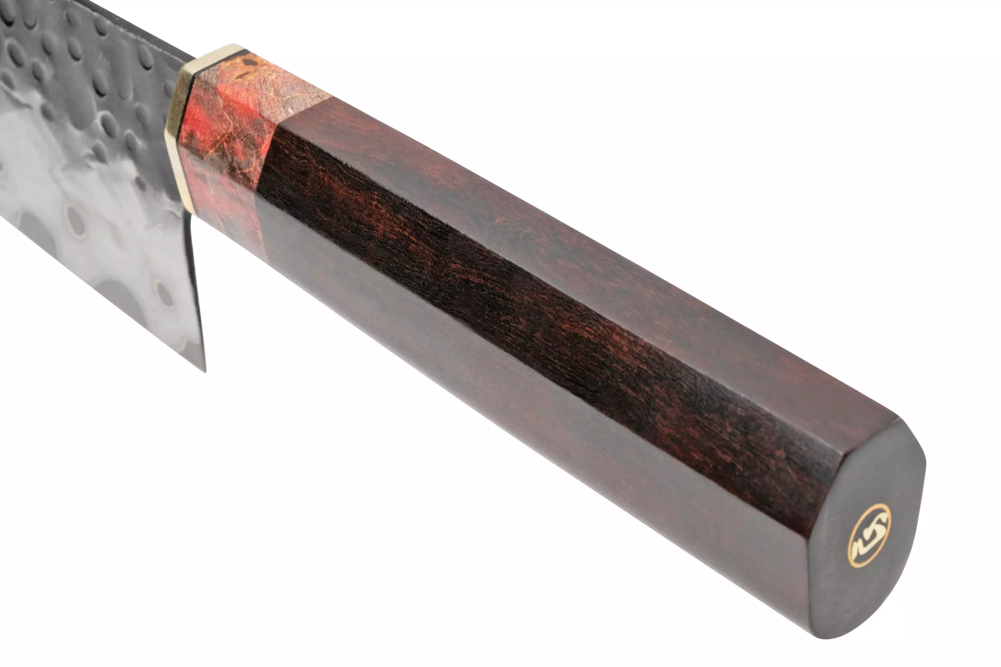 Нож кухонный Xin Cutlery Santoku XC134 184мм, сталь 440C/410, рукоять аризонское железное дерево - фото 7