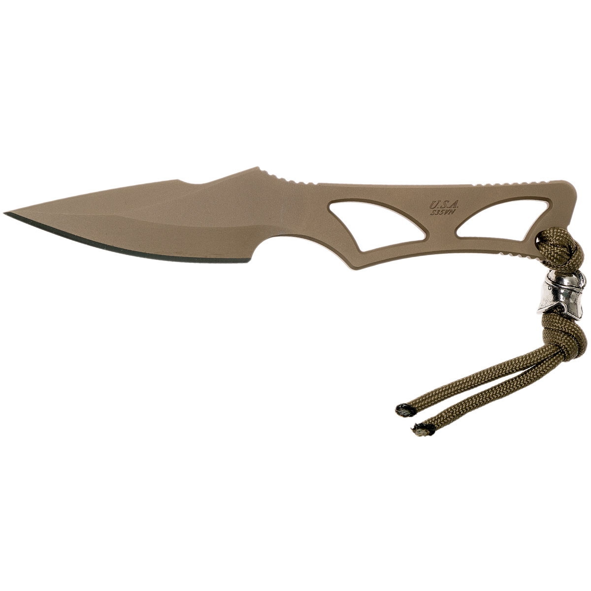 Шейный нож с фиксированным клинком Spartan Blades Enyo, сталь CPM-S35VN, цельнометаллический - фото 2
