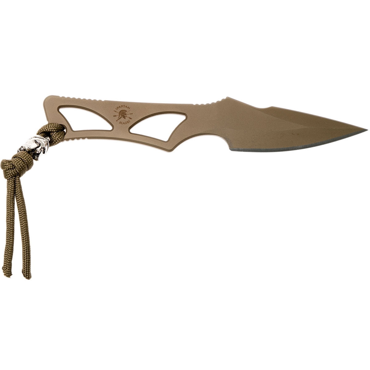 Шейный нож с фиксированным клинком Spartan Blades Enyo, сталь CPM-S35VN, цельнометаллический - фото 3