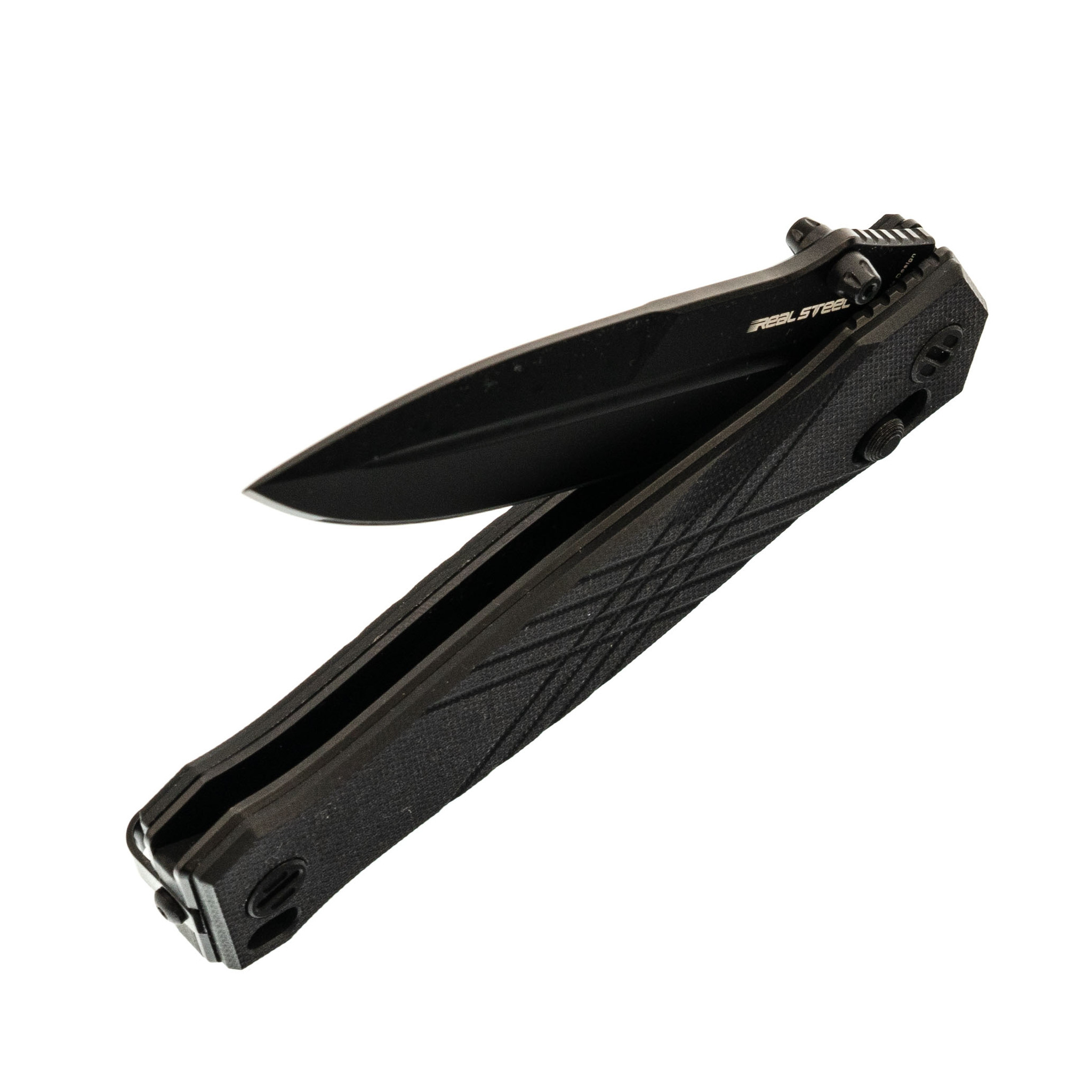 Складной нож RealSteel Muninn, сталь VG-10, рукоять Black G10 - фото 5