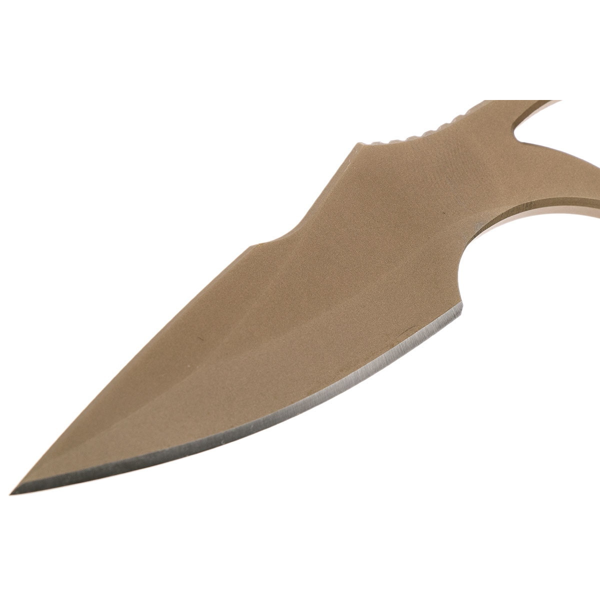 Шейный нож с фиксированным клинком Spartan Blades Enyo, сталь CPM-S35VN, цельнометаллический - фото 4