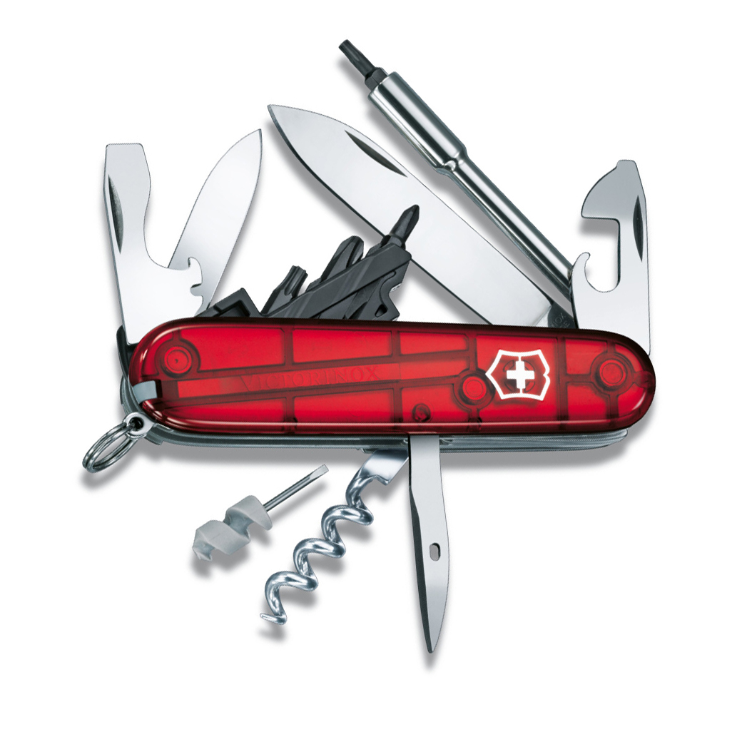 Нож перочинный Victorinox CyberTool 29 1.7605.T 91мм 29 функций полупрозрачный красный - фото 2