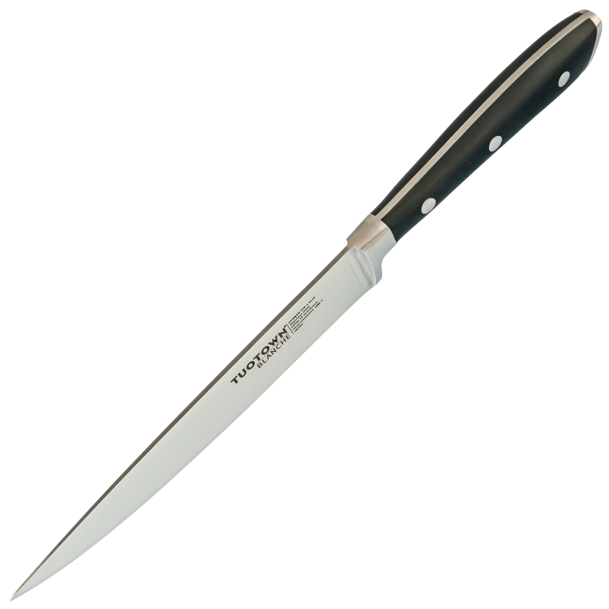 Кухонный универсальный нож Tuotown, серия BLANCHE, сталь 1.4116 - фото 2