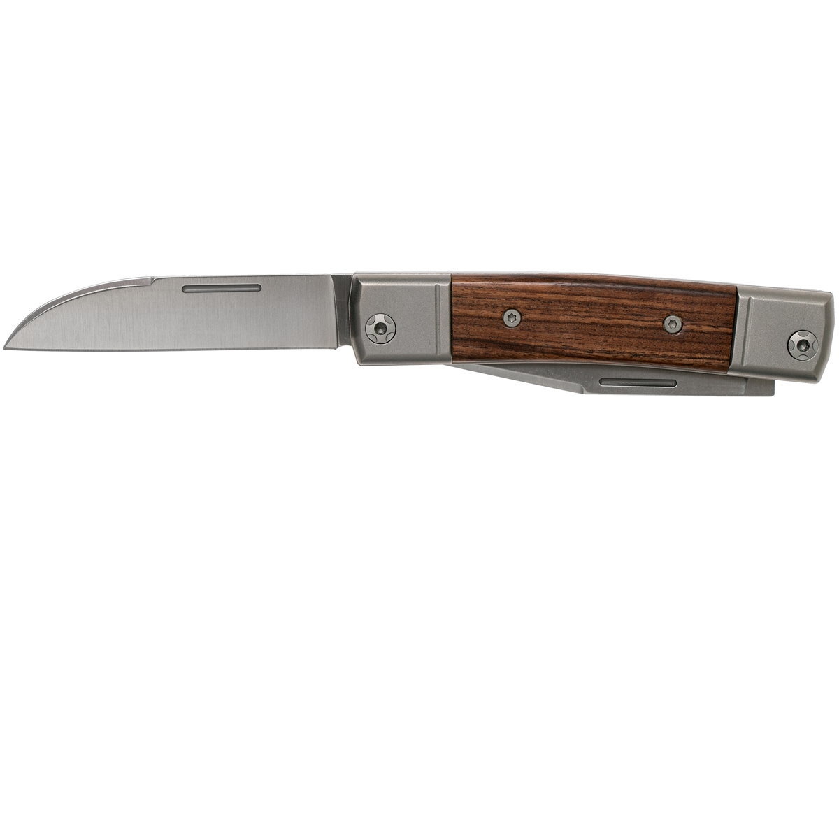 фото Складной нож lionsteel bestman two blades, сталь m390, рукоять santos wood lion steel