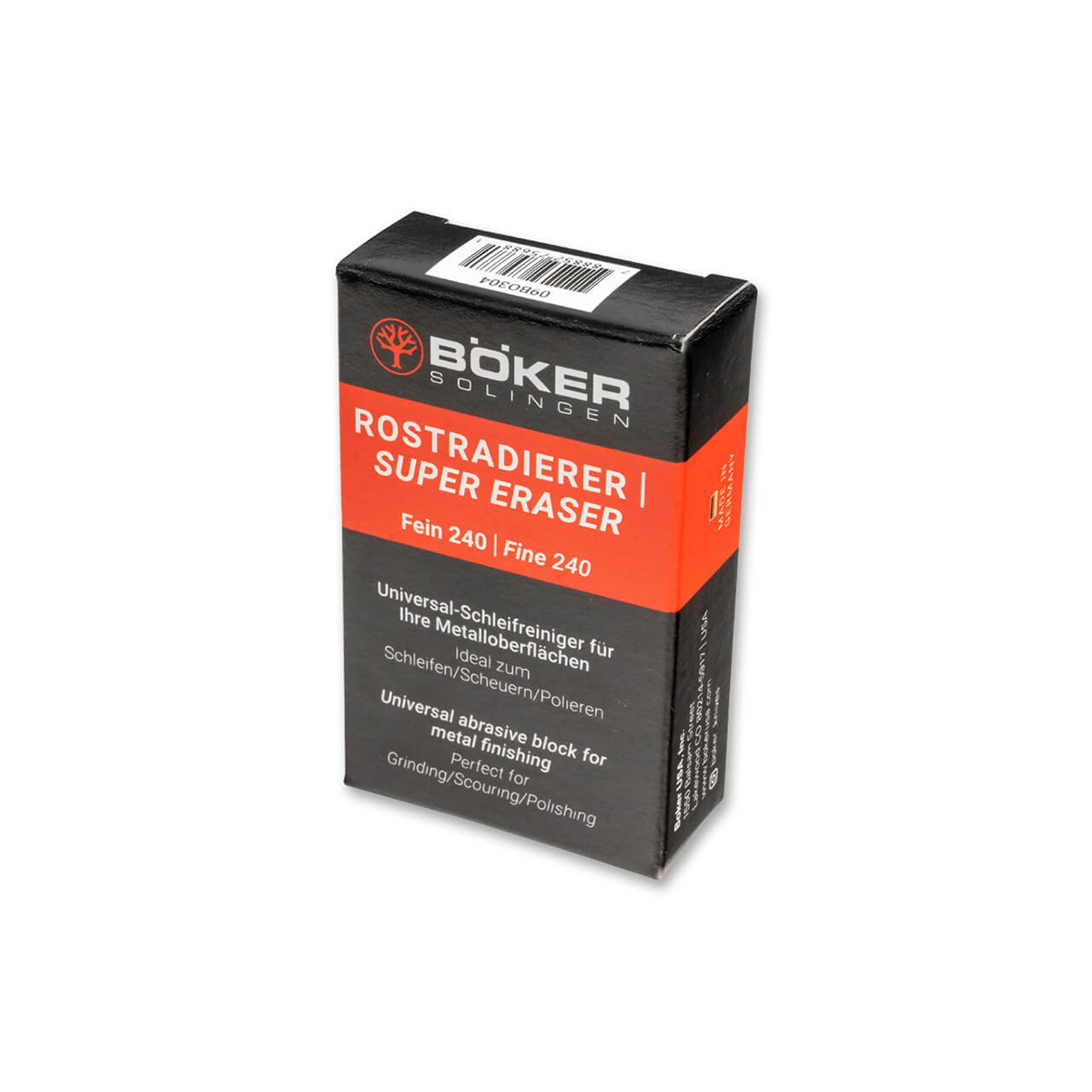 Ластик для ухода за ножами из высокоуглеродистых сталей Boker Super Eraser (240 grit)