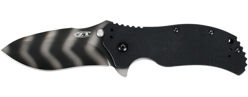 Полуавтоматический складной нож Zero Tolerance 0350TS, сталь CPM S30V, рукоять G10 горизонтальный для складного ножа на пояс 130 мм