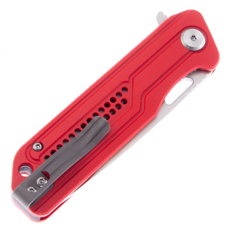Складной нож Bestech Circuit, сталь K110, рукоять G10, красный - фото 4