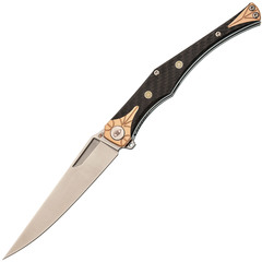 Фото Складной нож Reptilian Идальго M390-B Ограниченная серия, сталь M390, рукоять карбон