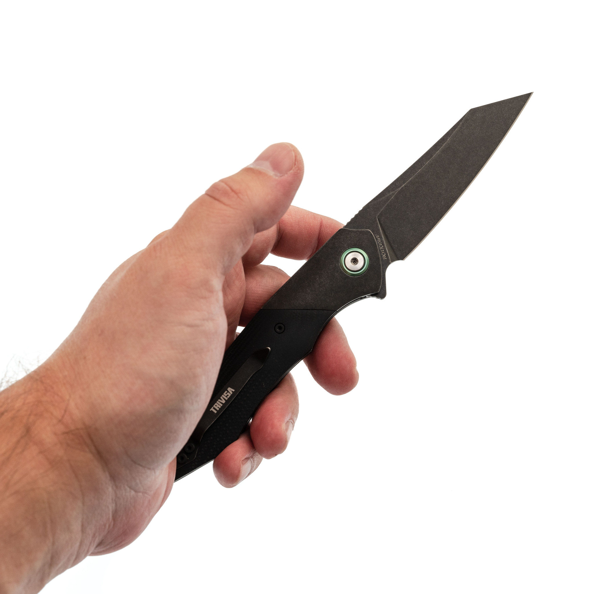 Складной нож Trivisa Vul-03B, сталь 10Cr15CoMoV, рукоять G10 - фото 7