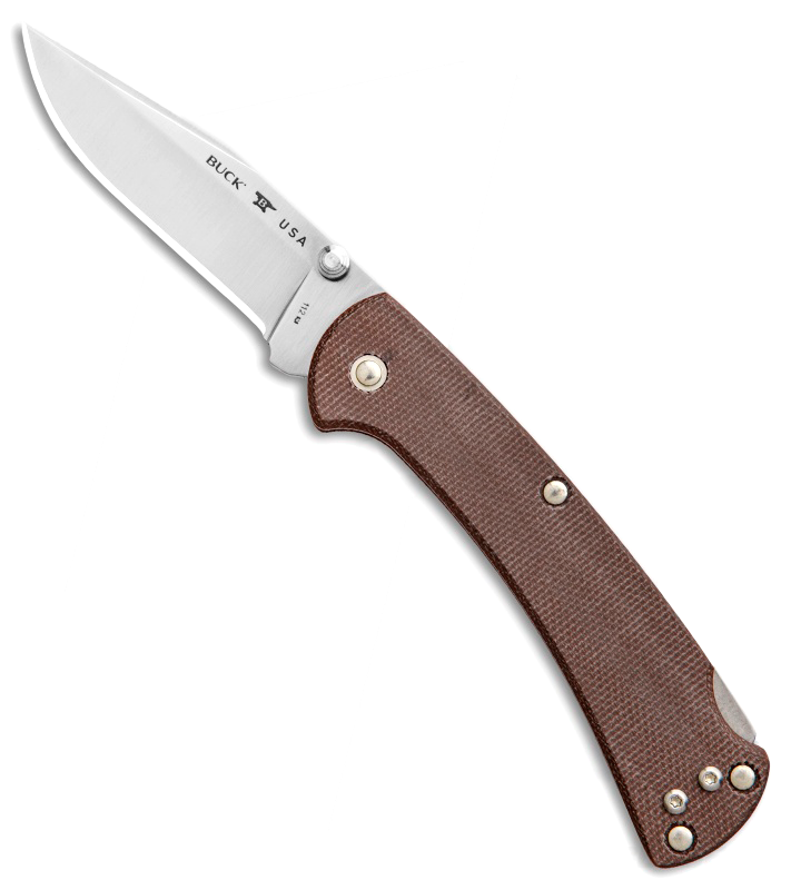 Складной нож Buck Ranger Slim Pro 0112BRS6, сталь S30V, рукоять микарта - фото 7
