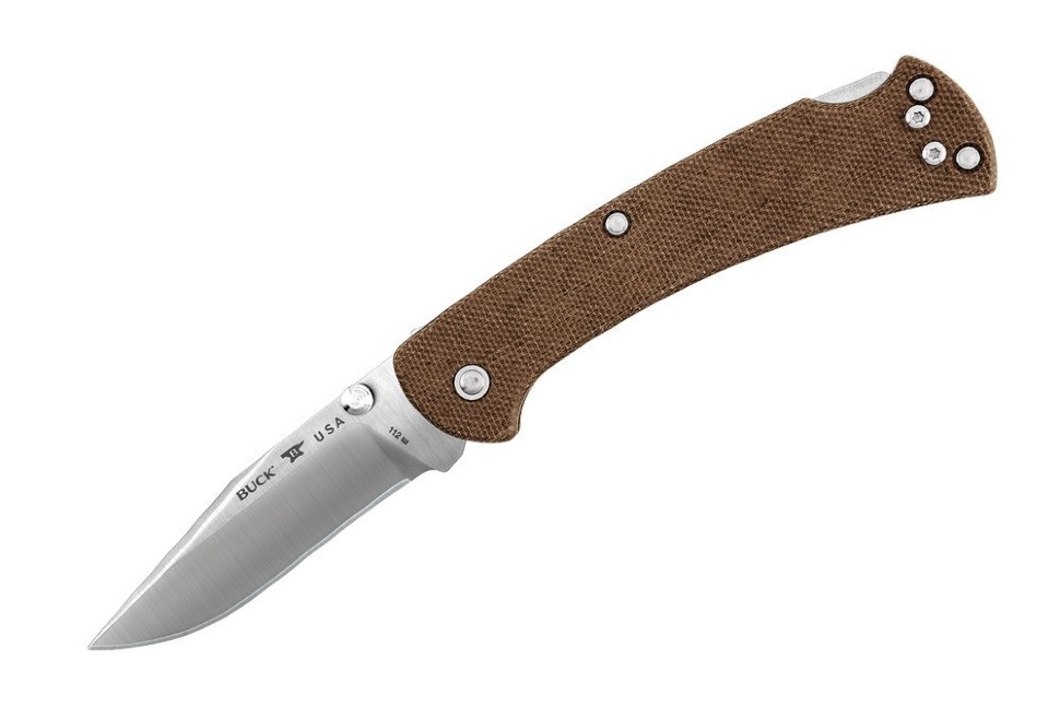 Складной нож Buck Ranger Slim Pro 0112BRS6, сталь S30V, рукоять микарта - фото 8