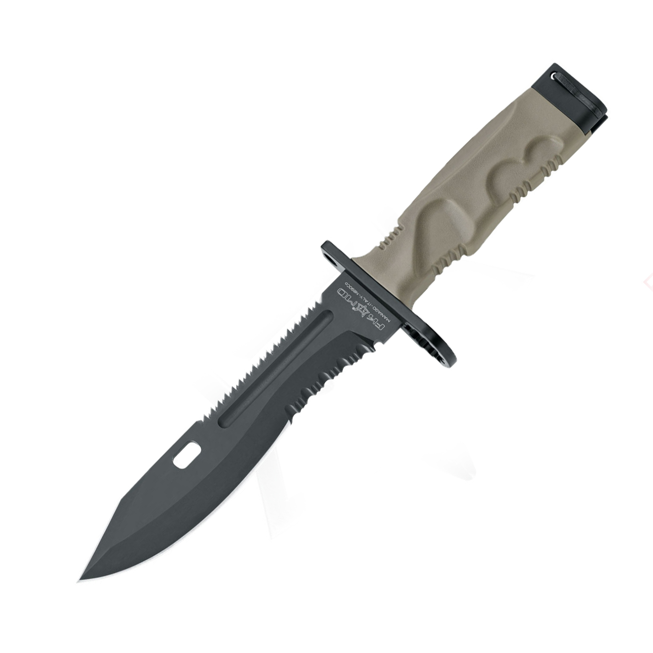 Нож Fox Bayonet, сталь N690, рукоять Forprene, песочный