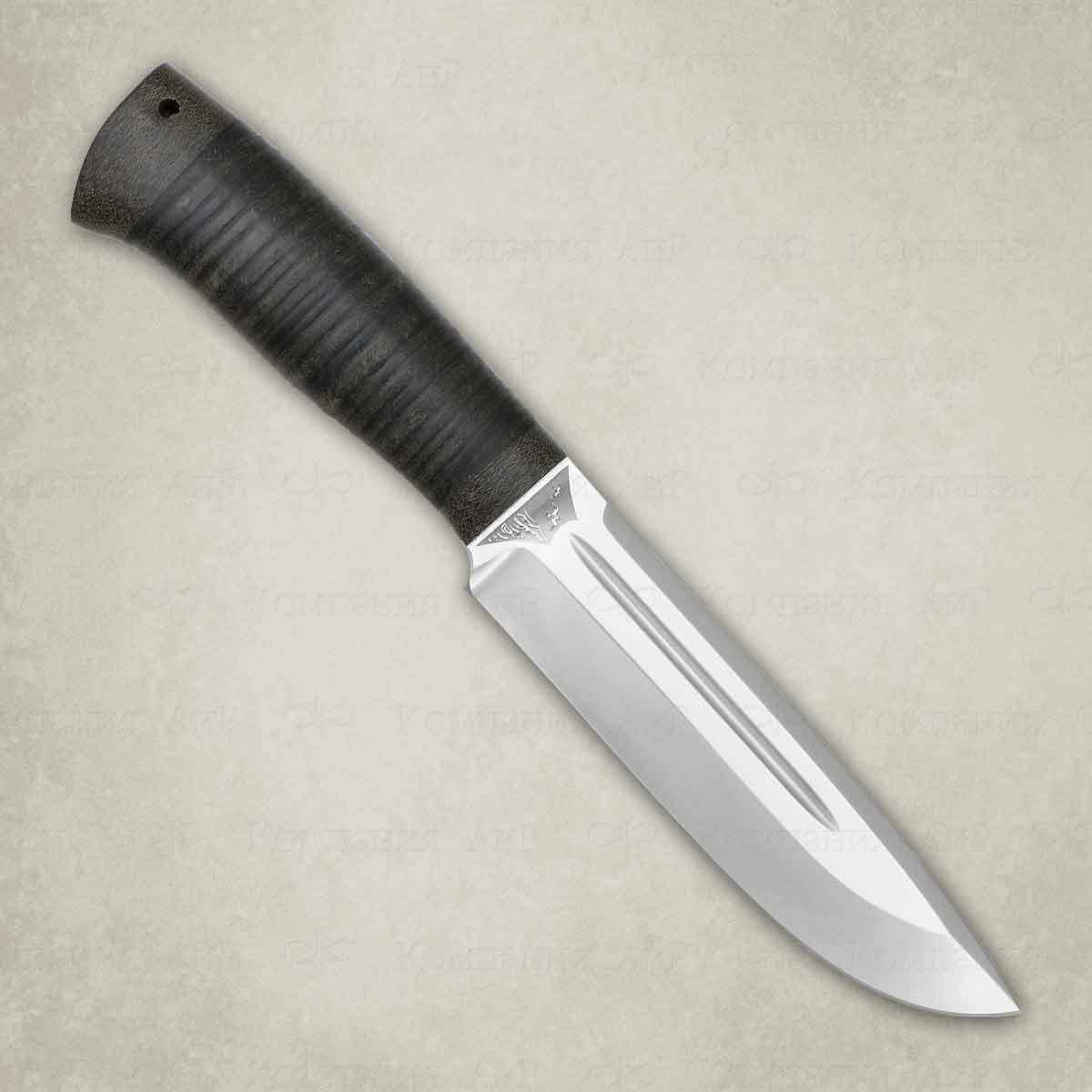 Нож разделочный "Селигер" кожа, АиР от Ножиков