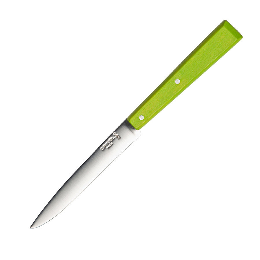 Нож столовый Opinel №125, нержавеющая сталь, зеленый