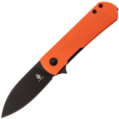 Фото Складной нож Kizer Yorkie, сталь Nitro-V, рукоять G10, оранжевый