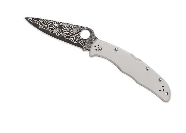 

Складной нож Spyderco Endura 4 VG-10 в обкладах из дамаска