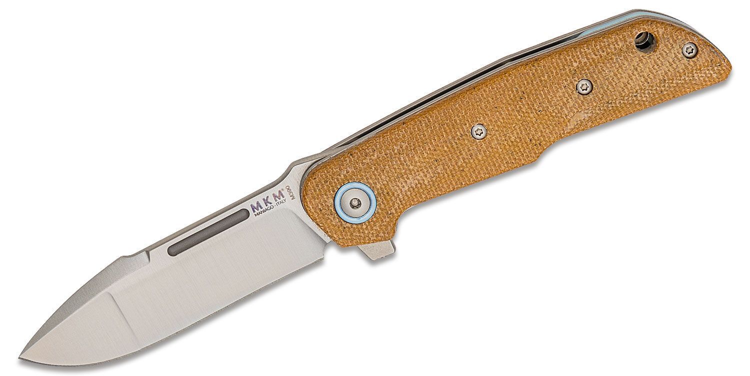 Складной нож MKM Clap LS01-NC, сталь M390, рукоять микарта