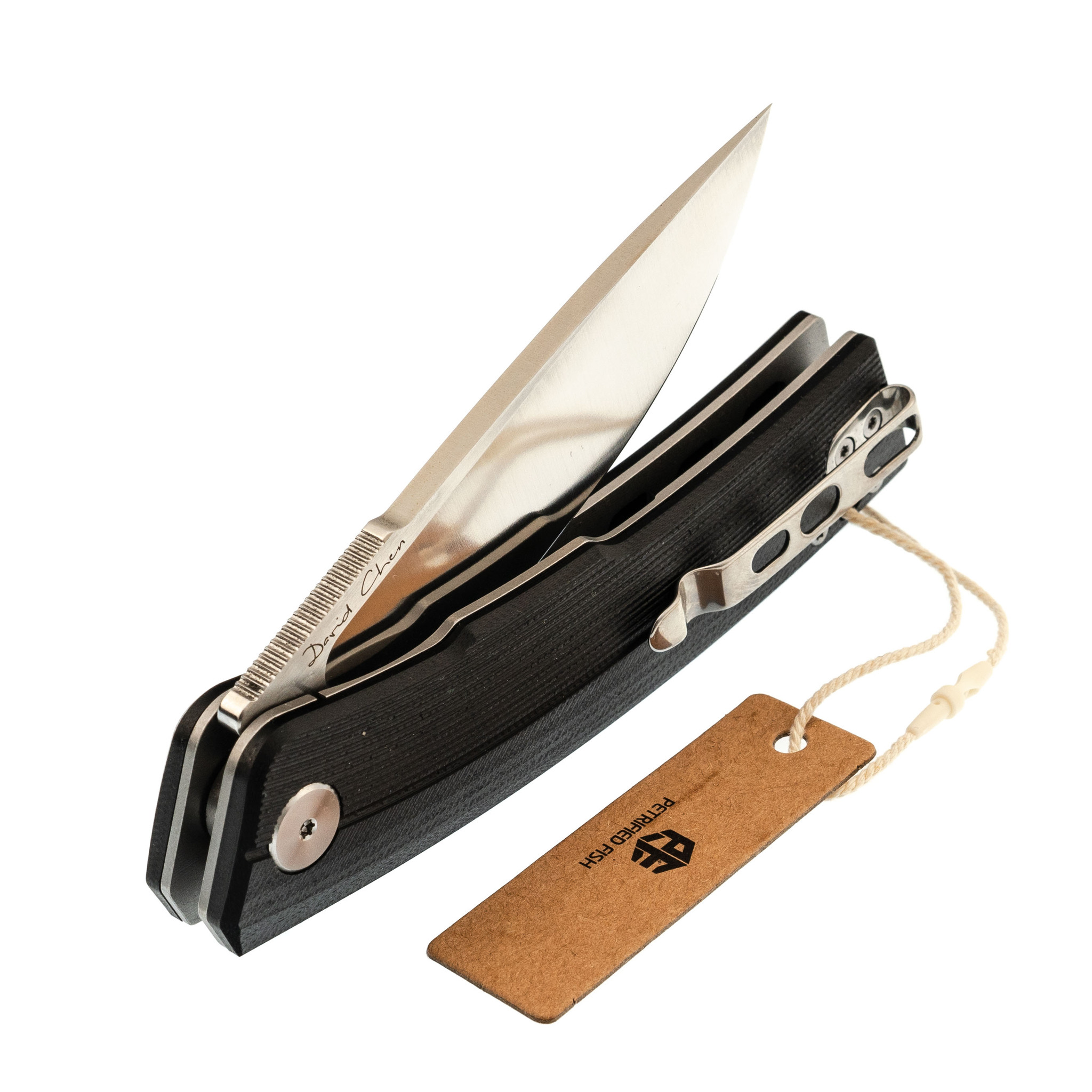 фото Складной нож petrified fish pfp02 d, сталь d2