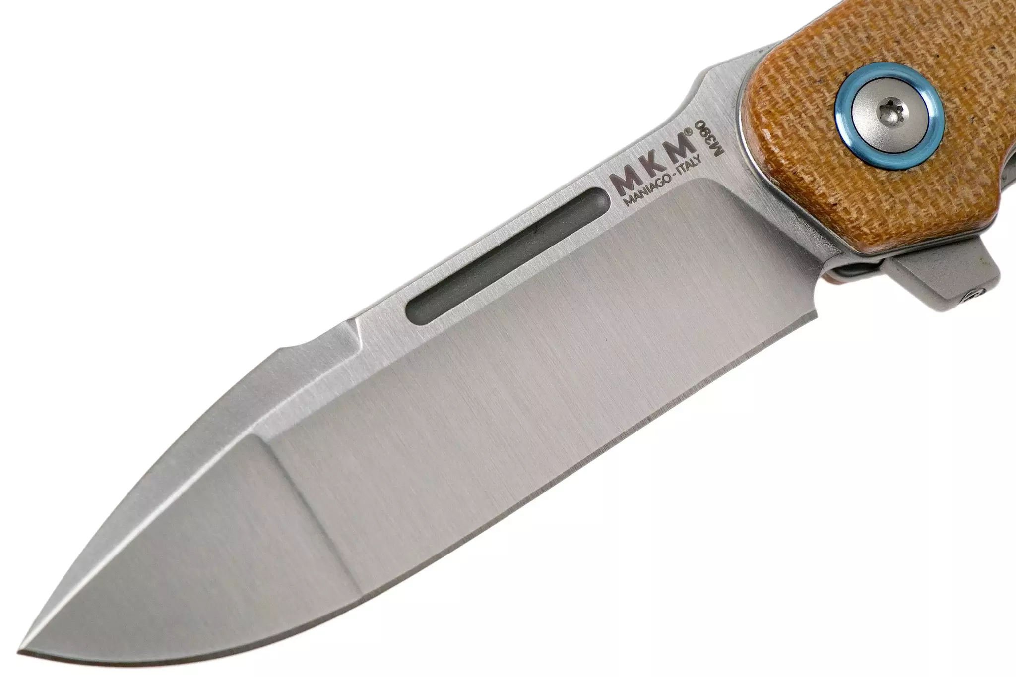 Складной нож MKM Clap, сталь M390, рукоять микарта - фото 5