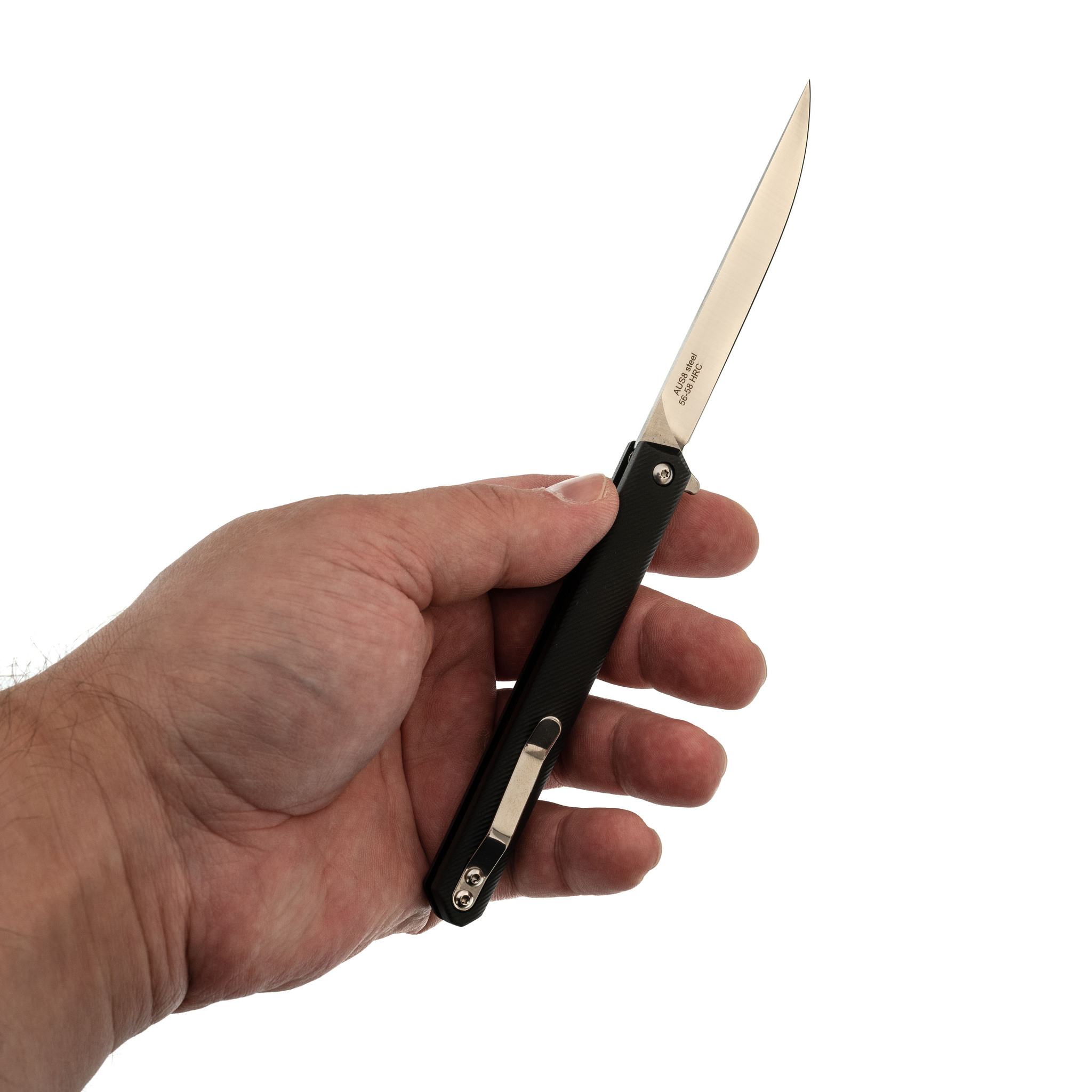 Складной нож Mosquito Black, сталь AUS8 - фото 9
